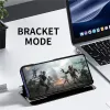 Coque à rabat Phonesta Smart Mirror View pour Xiaomi Poco X7 Pro - Or rose 3