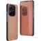 Coque à rabat Phonesta Smart Mirror View pour Xiaomi Redmi Note 14 4G - Or rose