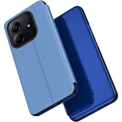 Coque à rabat Phonesta Smart Mirror View pour Xiaomi Redmi Note 14 5G - Bleu