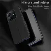 Coque à rabat Phonesta Smart Mirror View pour Xiaomi Redmi Note 14 5G - Or 1