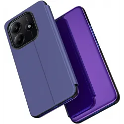 Coque à rabat Phonesta Smart Mirror View pour Xiaomi Redmi Note 14 5G - Indigo