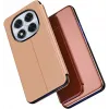 Coque à rabat Phonesta Smart Mirror View pour Xiaomi Redmi Note 14 Pro 5G / Xiaomi Poco X7 - Or rose 0