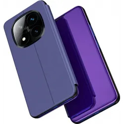 Coque à rabat Phonesta Smart Mirror View pour Xiaomi Redmi Note 14 Pro Plus - Indigo