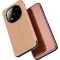 Coque à rabat Phonesta Smart Mirror View pour Xiaomi Redmi Note 14 Pro Plus - Or rose