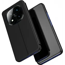 Coque à rabat Phonesta Smart Mirror View pour Xiaomi Redmi Note 14 Pro Plus - Noir