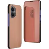 Coque à rabat Phonesta Smart Mirror View pour HONOR 400 - Or rose