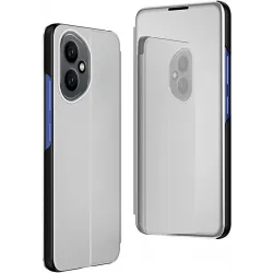 Coque à rabat Phonesta Smart Mirror View pour HONOR 400 - Argent