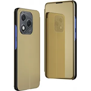Coque à rabat Phonesta Smart Mirror View pour HONOR 400 Lite - Or