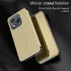 Coque à rabat Phonesta Smart Mirror View pour HONOR 400 Lite - Or 1