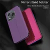 Coque à rabat Phonesta Smart Mirror View pour HONOR 400 Lite - Violet 1