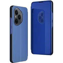 Coque à rabat Phonesta Smart Mirror View pour HONOR 400 Pro - Bleu