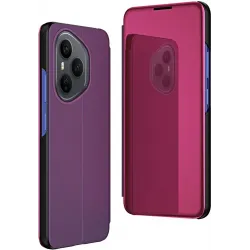 Coque à rabat Phonesta Smart Mirror View pour HONOR 400 Pro - Violet
