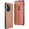 Coque à rabat Phonesta Smart Mirror View pour HONOR 400 Pro - Or rose 0