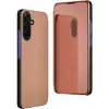 Coque à rabat Phonesta Smart Mirror View pour Samsung Galaxy A17/A26 - Or rose 0