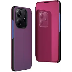 Coque à rabat Phonesta Smart Mirror View pour Xiaomi Redmi Note 14 4G 164.8mm - Violet