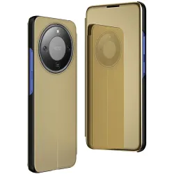 Coque à rabat Phonesta Smart Mirror View pour HONOR Magic8 Lite - Or