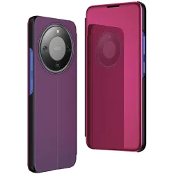 Coque à rabat Phonesta Smart Mirror View pour HONOR Magic8 Lite - Violet