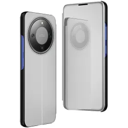 Coque à rabat Phonesta Smart Mirror View pour HONOR Magic8 Lite - Argent