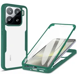 Coque intégrale Phonesta Slim Protect 360 protecteur d'écran pour Xiaomi 15 - Vert