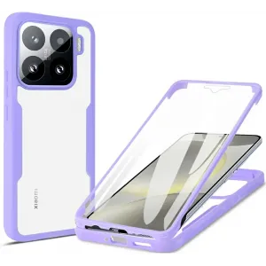 Coque intégrale Phonesta Slim Protect 360 protecteur d'écran pour Xiaomi 15 - Violet