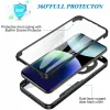 Coque intégrale Phonesta Slim Protect 360 protecteur d'écran pour Xiaomi Redmi Note 14 Pro 4G - Noir 2