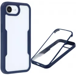 Coque intégrale Phonesta Slim Protect 360 protecteur d'écran pour Apple iPhone 17e/16e - Bleu