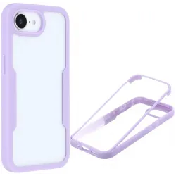 Coque intégrale Phonesta Slim Protect 360 protecteur d'écran pour Apple iPhone 17e/16e - Violet