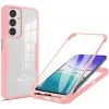 Coque intégrale Phonesta Slim Protect 360 protecteur d'écran pour Samsung Galaxy A16 - Rose