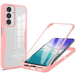Coque intégrale Phonesta Slim Protect 360 protecteur d'écran pour Samsung Galaxy A16 - Rose