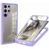 Coque intégrale Phonesta Slim Protect 360 protecteur d'écran pour Samsung Galaxy S25 Ultra - Violet