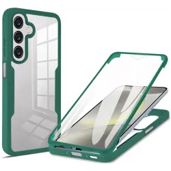Coque intégrale Phonesta Slim Protect 360 protecteur d'écran pour Samsung Galaxy A26 - Vert