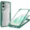 Coque intégrale Phonesta Slim Protect 360 protecteur d'écran pour Samsung Galaxy S25 Edge - Vert