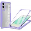 Coque intégrale Phonesta Slim Protect 360 protecteur d'écran pour Samsung Galaxy S25 Edge - Violet