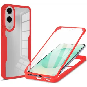 Coque intégrale Phonesta Slim Protect 360 protecteur d'écran pour Samsung Galaxy S25 Edge - Rouge