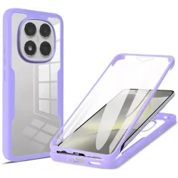 Coque intégrale Phonesta Slim Protect 360 protecteur d'écran pour Xiaomi Redmi Note 14 Pro 5G/14 Pro Plus / Xiaomi Poco X7 - Violet
