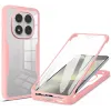 Coque intégrale Phonesta Slim Protect 360 protecteur d'écran pour Xiaomi Redmi Note 14 Pro 5G/14 Pro Plus / Xiaomi Poco X7 - Rose