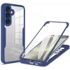 Coque intégrale Phonesta Slim Protect 360 protecteur d'écran pour Samsung Galaxy S24 FE - Bleu