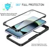 Coque intégrale Phonesta Slim Protect 360 protecteur d'écran pour Xiaomi Redmi Note 14 5G - Bleu 2
