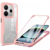 Coque intégrale Phonesta Slim Protect 360 protecteur d'écran pour Xiaomi Redmi Note 14 5G - Rose