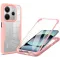 Coque intégrale Phonesta Slim Protect 360 protecteur d'écran pour Xiaomi Redmi Note 14 5G - Rose