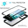 Coque intégrale Phonesta Slim Protect 360 protecteur d'écran pour Xiaomi Redmi 15C / Xiaomi Poco C85 - Noir 2