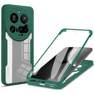 Coque intégrale Phonesta Slim Protect 360 protecteur d'écran pour Xiaomi 15 Ultra - Vert