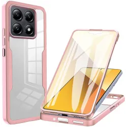 Coque intégrale Phonesta Slim Protect 360 protecteur d'écran pour Xiaomi 14T Pro - Rose