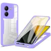 Coque intégrale Phonesta Slim Protect 360 protecteur d'écran pour Xiaomi Poco M7 Pro - Violet