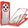 Coque intégrale Phonesta Slim Protect 360 protecteur d'écran pour Xiaomi Redmi 14C / Xiaomi Poco C75 - Rouge