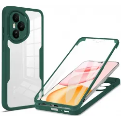 Coque intégrale Phonesta Slim Protect 360 protecteur d'écran pour HONOR 400 Pro - Vert