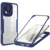 Coque intégrale Phonesta Slim Protect 360 protecteur d'écran pour HONOR 400 Lite - Bleu