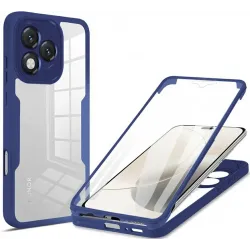 Coque intégrale Phonesta Slim Protect 360 protecteur d'écran pour HONOR 400 Lite - Bleu
