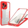 Coque intégrale Phonesta Slim Protect 360 protecteur d'écran pour HONOR 400 Lite - Rouge