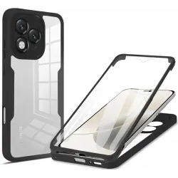Coque intégrale Phonesta Slim Protect 360 protecteur d'écran pour HONOR 400 Lite - Noir